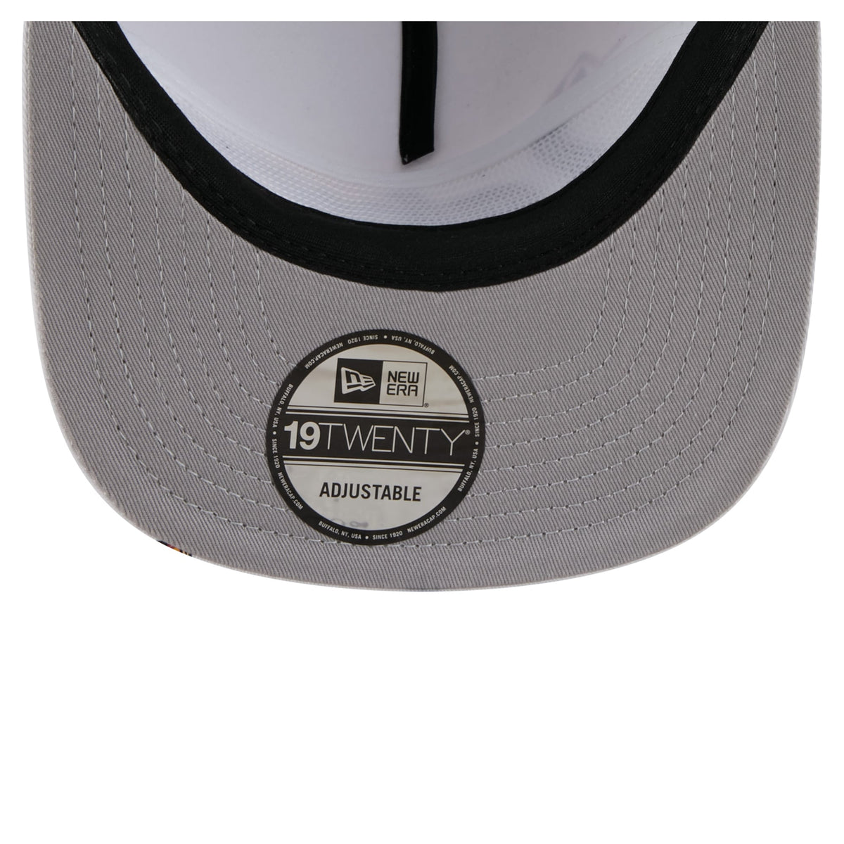 Men's Los Angeles Lakers New Era White Team Cheer Rope 19TWENTY Adjustable Hat