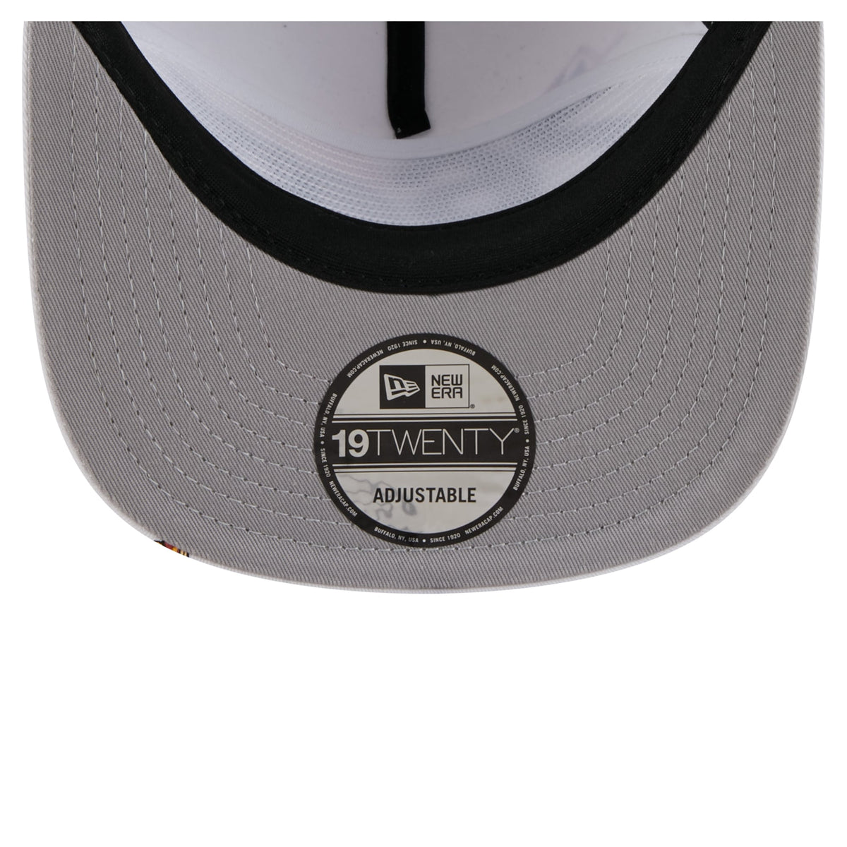 Men's Philadelphia 76ers New Era White Team Cheer Rope 19TWENTY Adjustable Hat