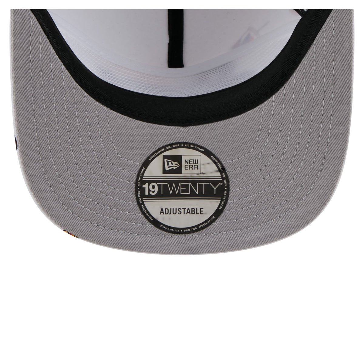 Men's Phoenix Suns New Era White Team Cheer Rope 19TWENTY Adjustable Hat