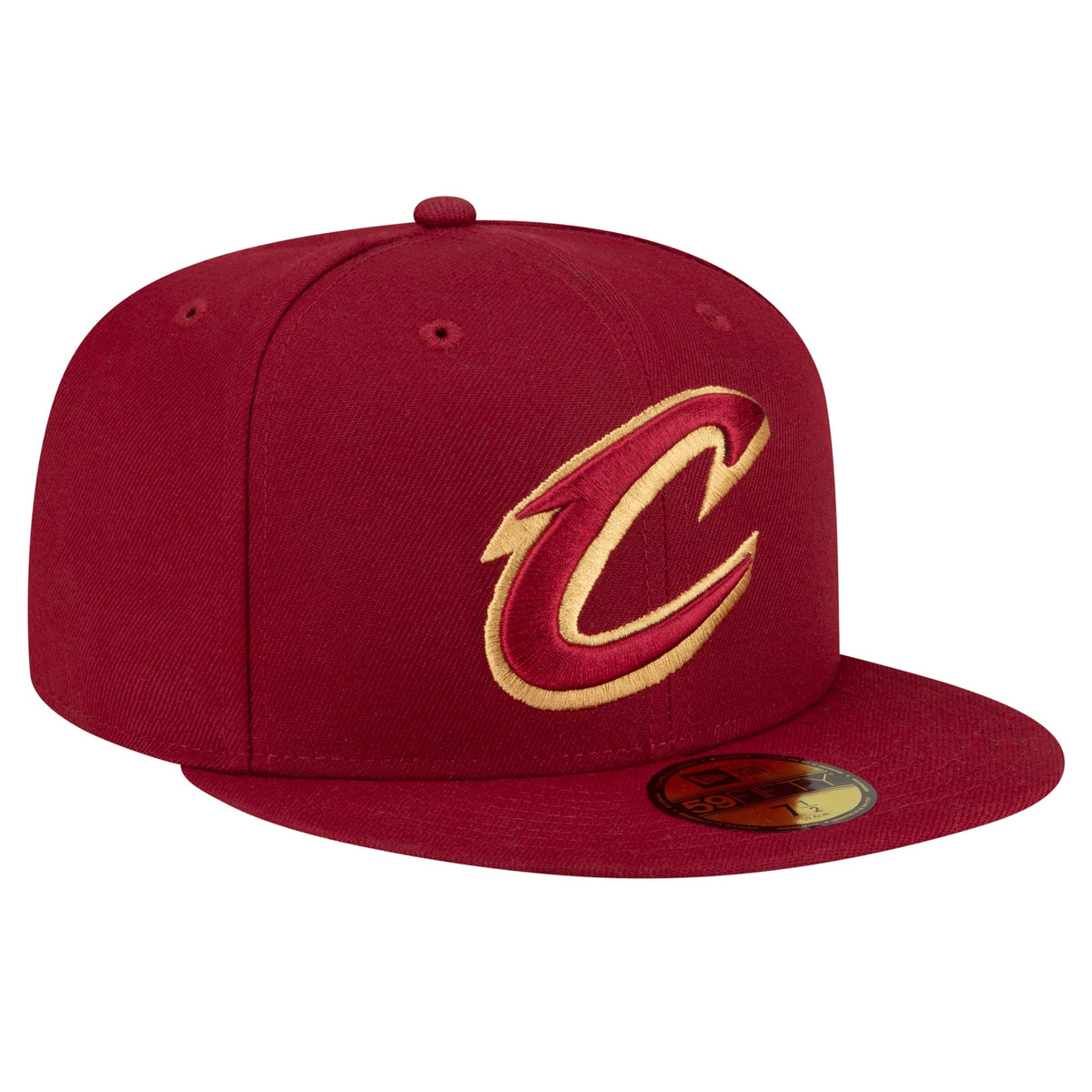 Men's Cleveland Cavaliers New Era Wine 59FIFTY Fitted Hat