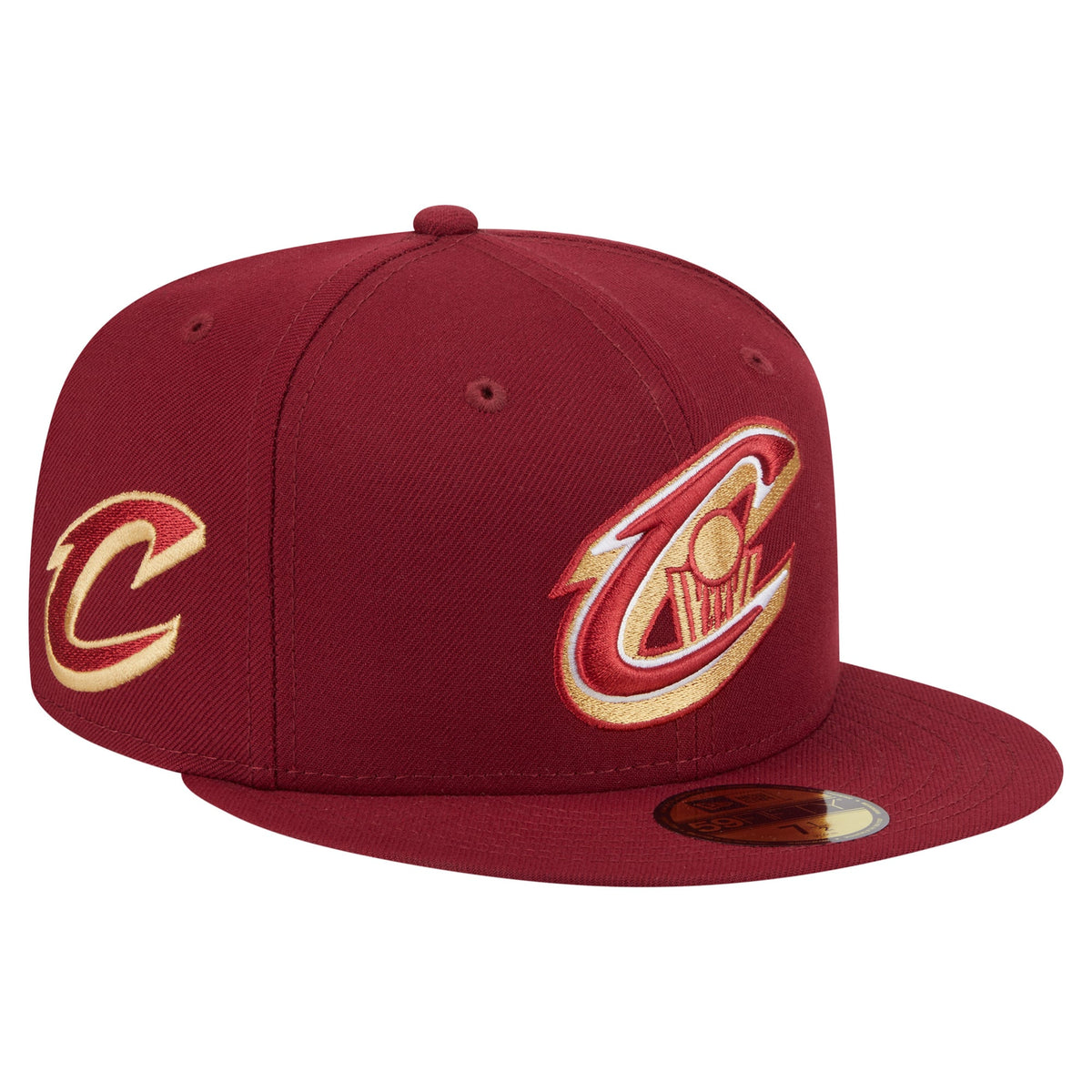 Men's Cleveland Cavaliers  New Era Wine Deceptor 59FIFTY Fitted Hat