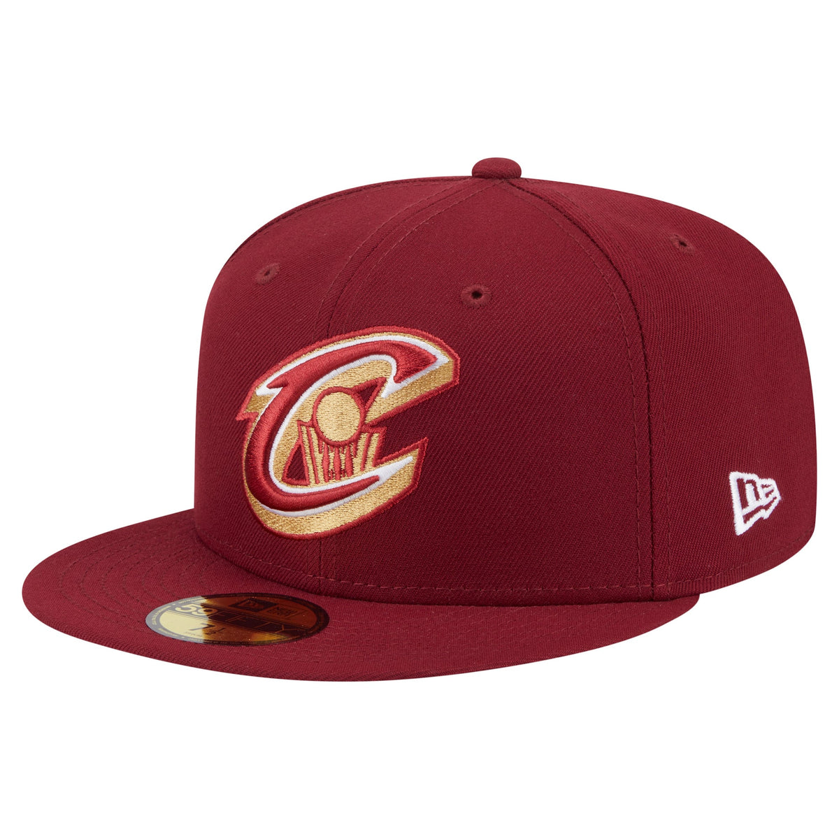 Men's Cleveland Cavaliers  New Era Wine Deceptor 59FIFTY Fitted Hat