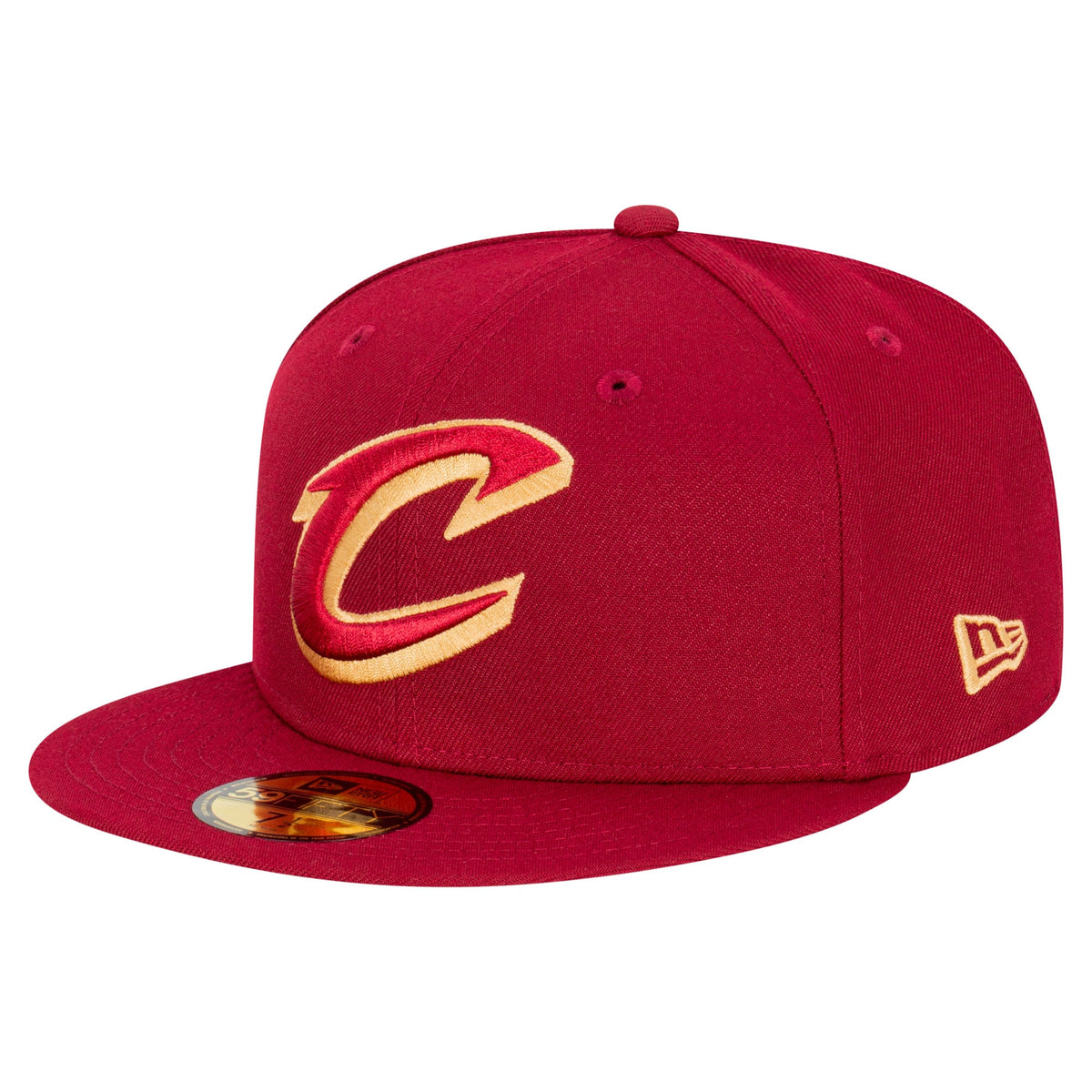 Men's Cleveland Cavaliers  New Era Wine Team 59FIFTY Fitted Hat