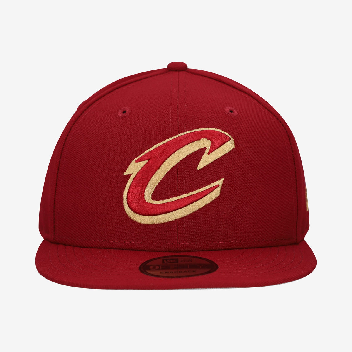 Men's Cleveland Cavaliers  New Era Wine Team 9FIFTY Snapback Hat