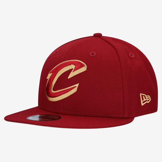 Men's Cleveland Cavaliers  New Era Wine Team 9FIFTY Snapback Hat