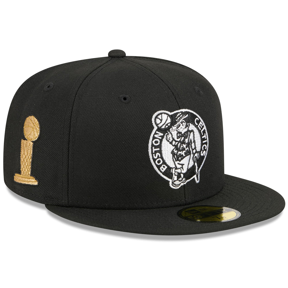 Men's Boston Celtics New Era x Alpha Industries Black 59FIFTY Fitted Hat