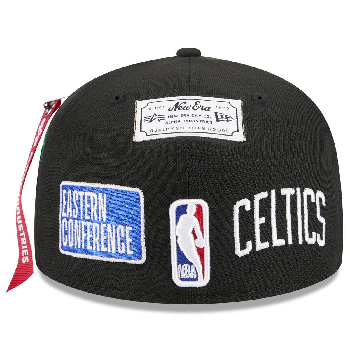 Men's Boston Celtics New Era x Alpha Industries Black 59FIFTY Fitted Hat