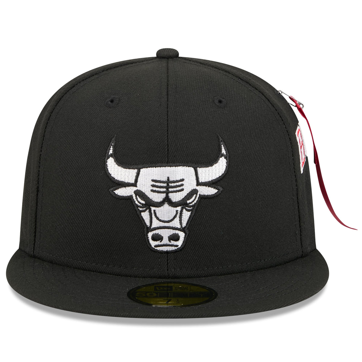 Men's Chicago Bulls New Era x Alpha Industries Black 59FIFTY Fitted Hat