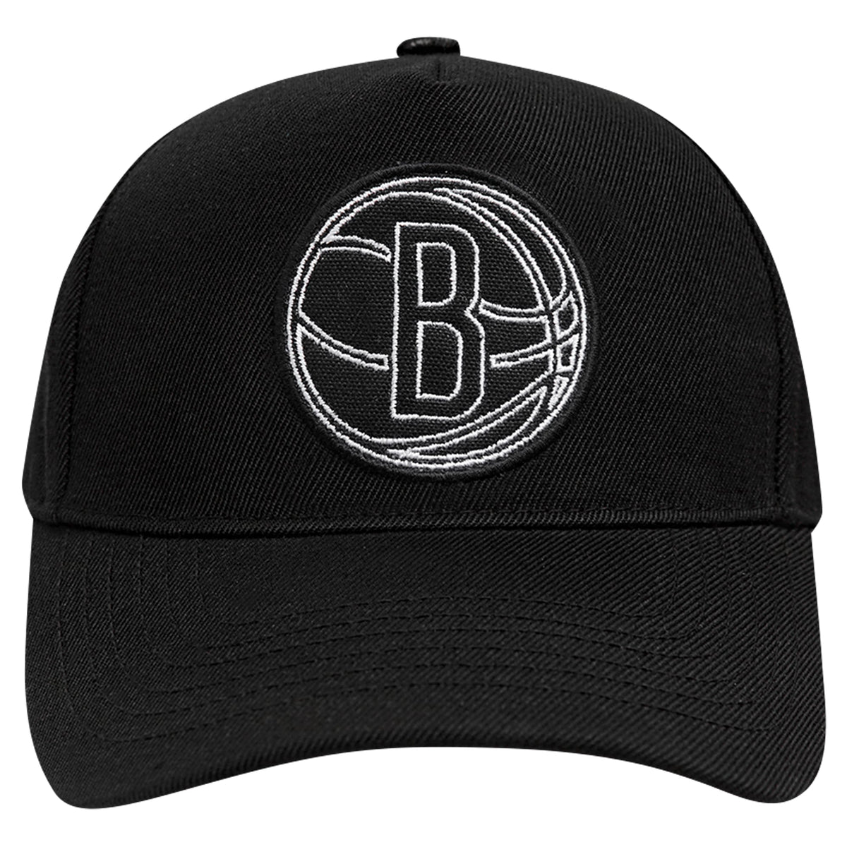 Men's Brooklyn Nets Pro Standard Black Paint the City Pinch Front Snapback Hat