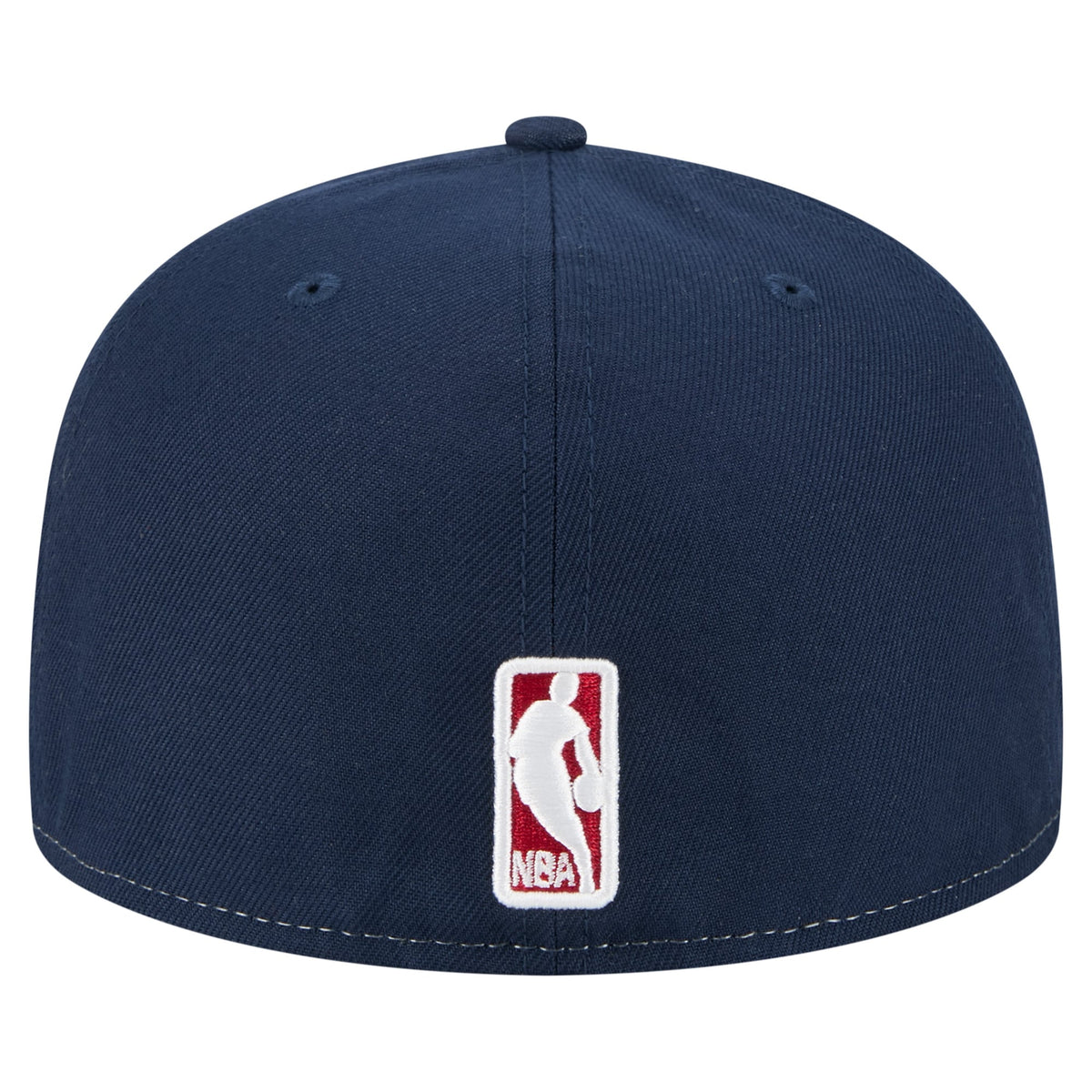 Men's Denver Nuggets  New Era White/Navy Repeat 59Fifty Fitted Hat