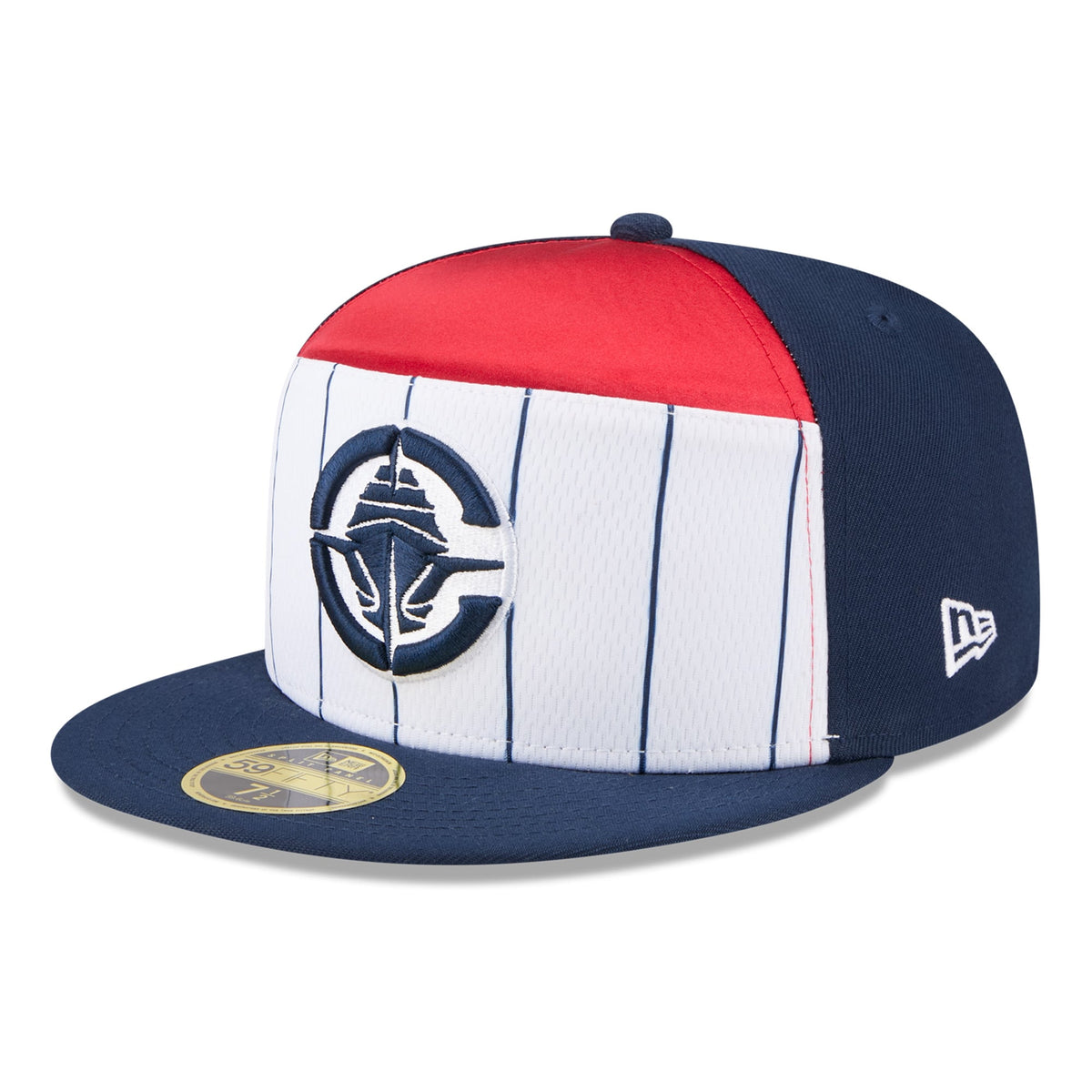 Men's LA Clippers  New Era White/Navy 2025 NBA Tip Off Split Panel 59FIFTY Fitted Hat