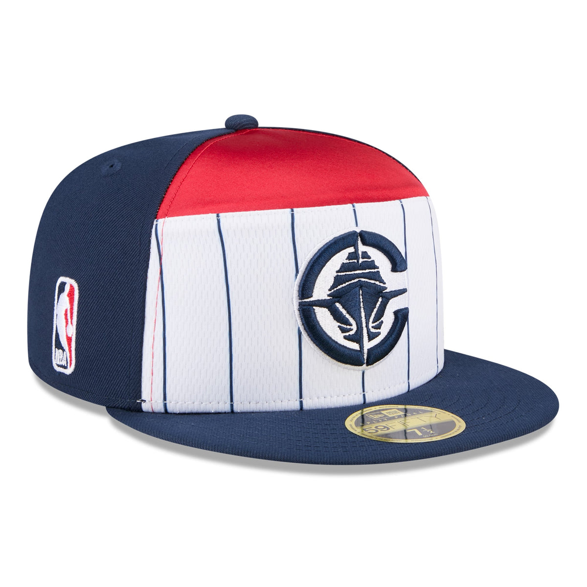 Men's LA Clippers  New Era White/Navy 2025 NBA Tip Off Split Panel 59FIFTY Fitted Hat