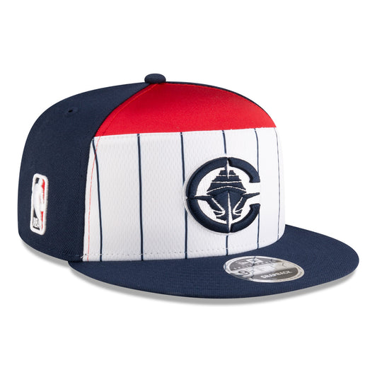 Men's LA Clippers  New Era White/Navy 2025 NBA Tip Off Split Panel 9FIFTY Snapback Hat