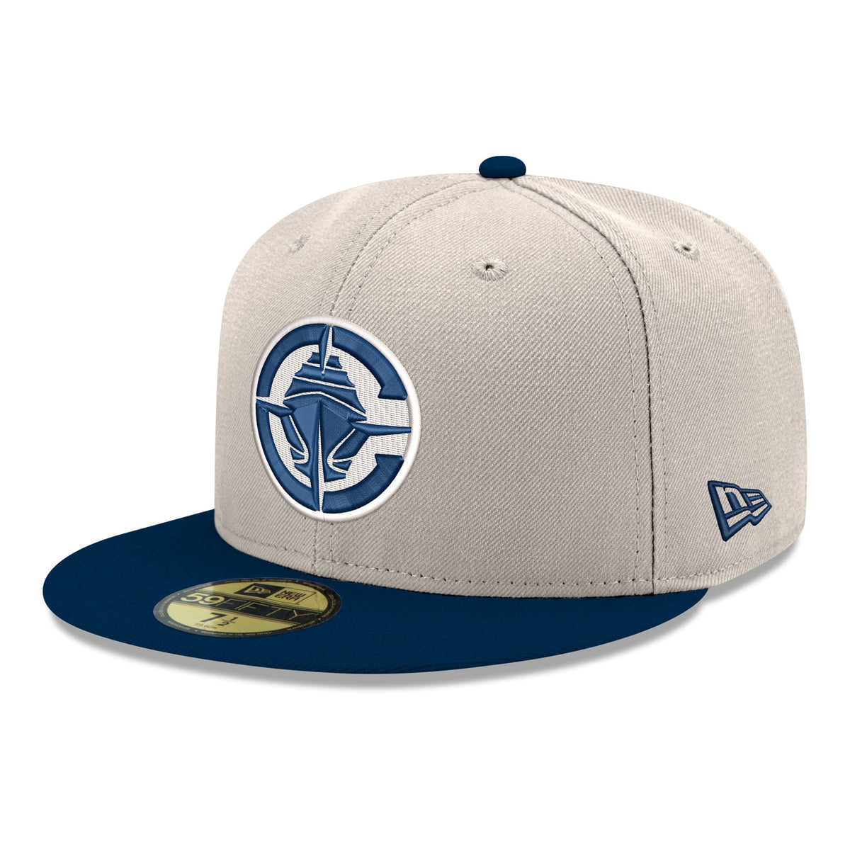 Men's LA Clippers  New Era White/Navy Chrome 59FIFTY Fitted Hat