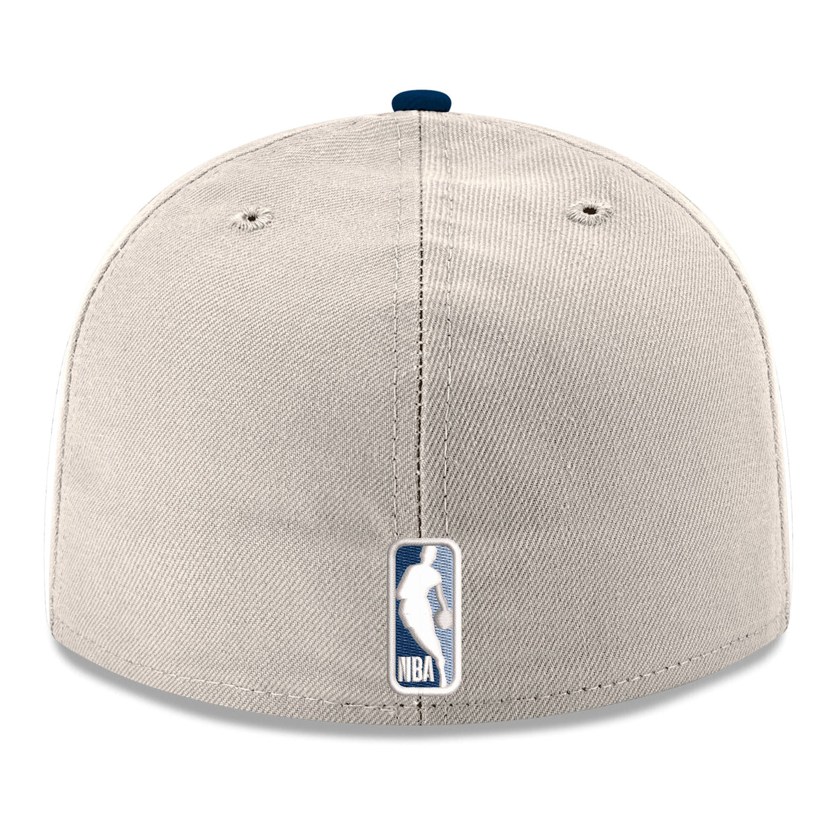 Men's Memphis Grizzlies  New Era White/Navy Chrome 59FIFTY Fitted Hat