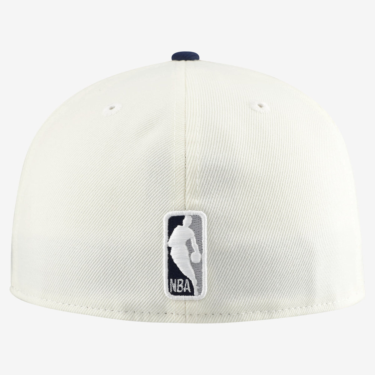 Men's Minnesota Timberwolves  New Era White/Navy Chrome 59FIFTY Fitted Hat