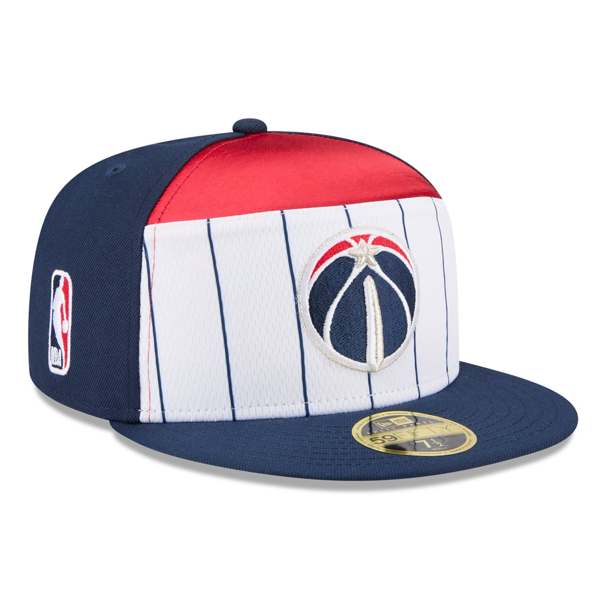 Men's Washington Wizards  New Era White/Navy 2025 NBA Tip Off Split Panel 59FIFTY Fitted Hat