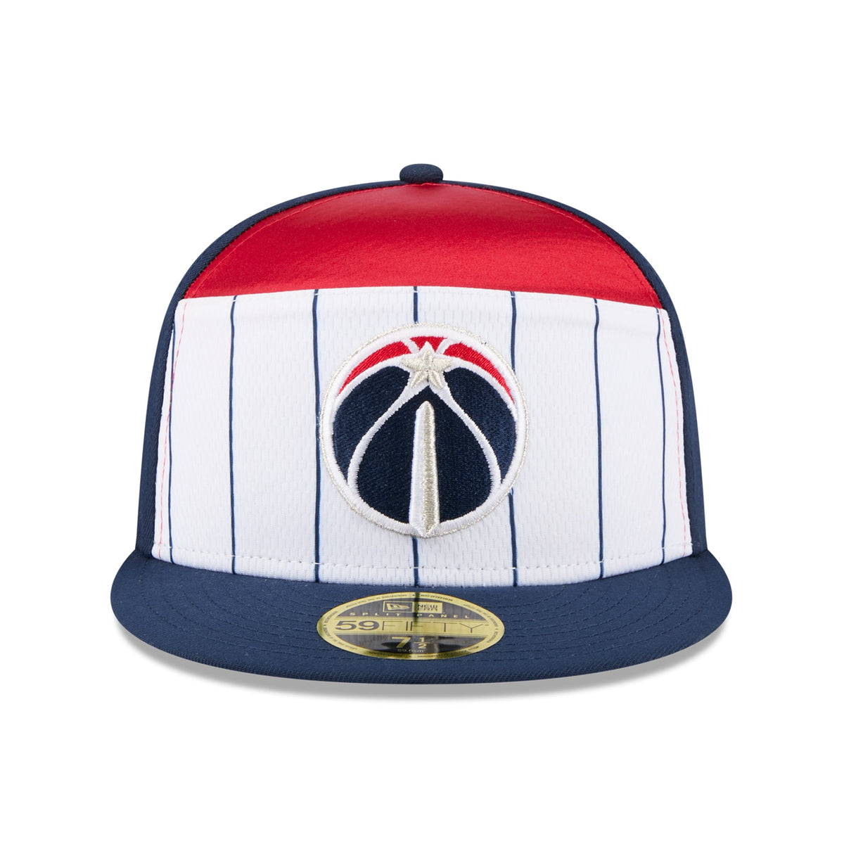 Men's Washington Wizards  New Era White/Navy 2025 NBA Tip Off Split Panel 59FIFTY Fitted Hat