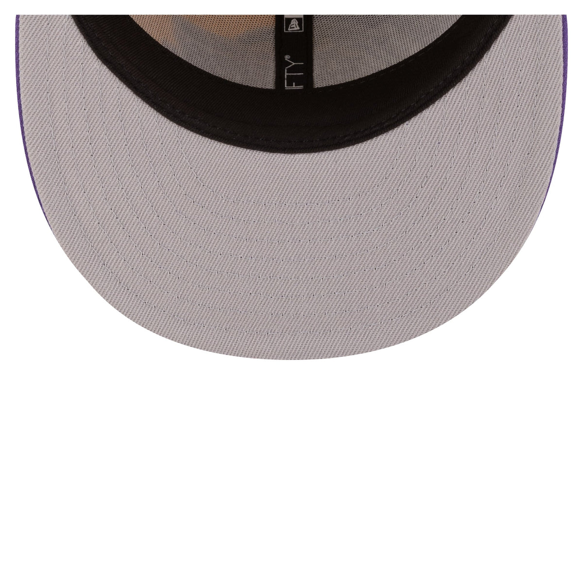 Men's Los Angeles Lakers  New Era Gold/Purple 80s Throwback Pinwheel 59FIFTY Fitted Hat