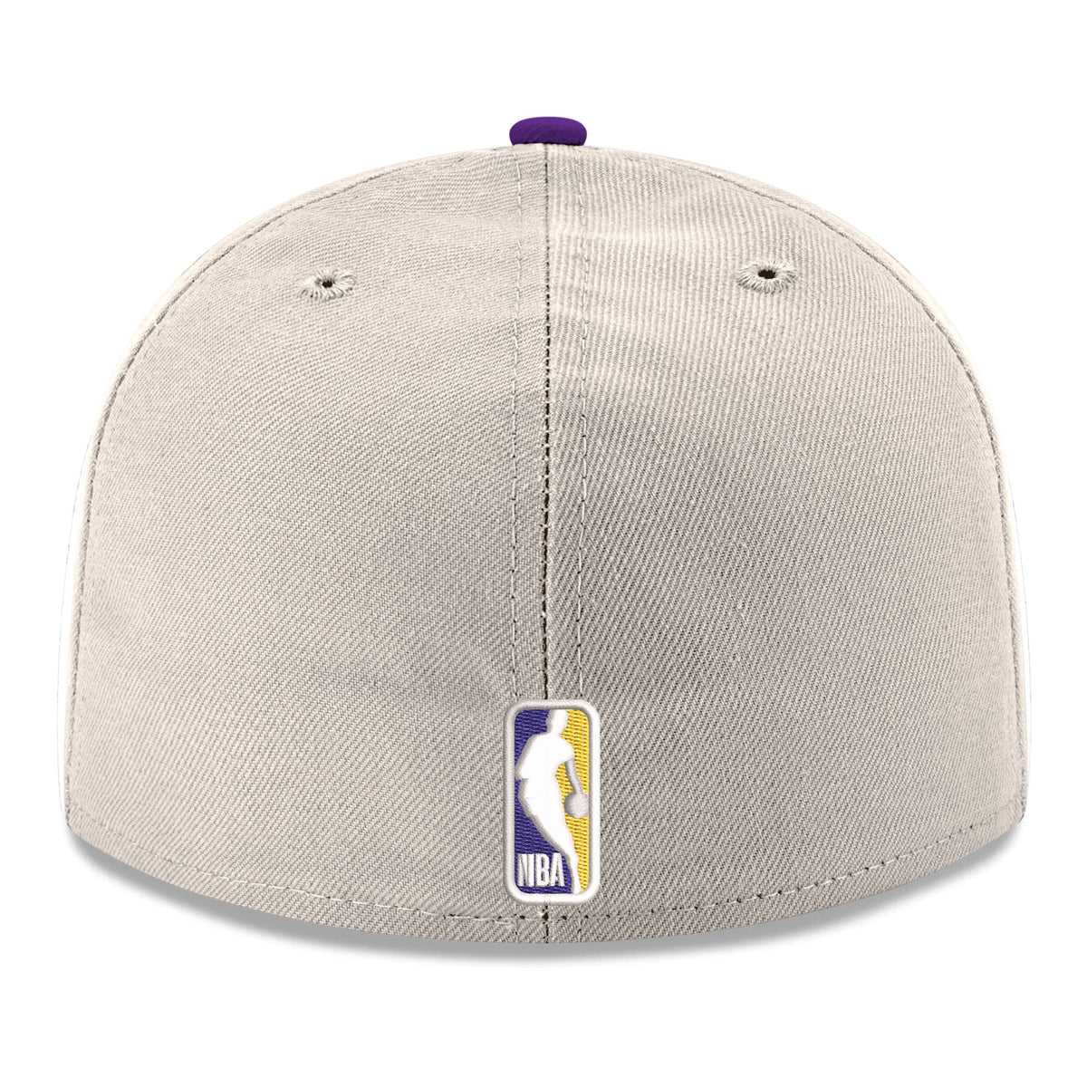 Men's Los Angeles Lakers  New Era Gray/Purple Chrome 59FIFTY Fitted Hat