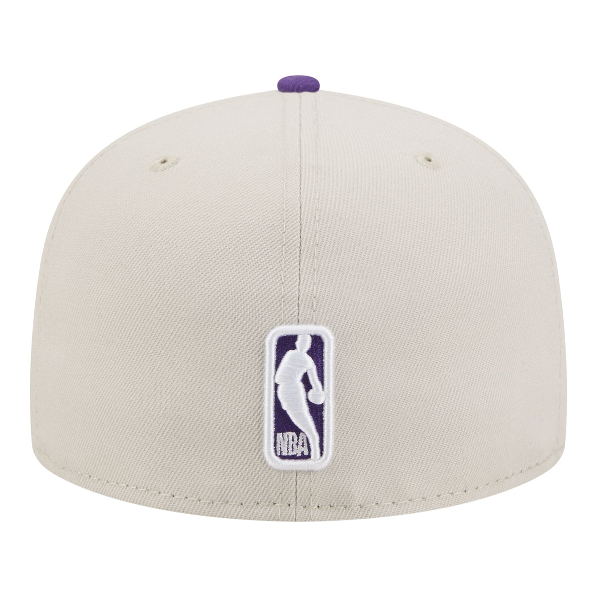 Men's Los Angeles Lakers  New Era Tan/Purple Localized City Icon 59FIFTY Fitted Hat