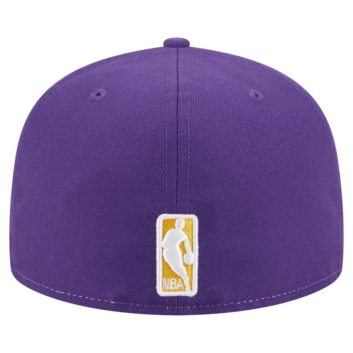 Men's Los Angeles Lakers  New Era White/Purple Repeat 59Fifty Fitted Hat