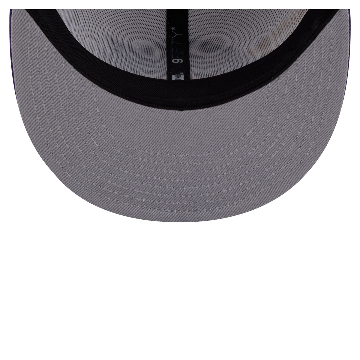 Men's Los Angeles Lakers  New Era White/Purple Swept 9FIFTY Snapback Hat