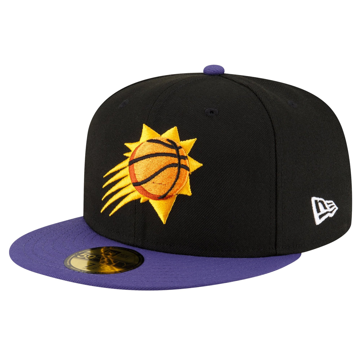 Men's Phoenix Suns New Era Black/Purple 2-Tone 59FIFTY Fitted Hat