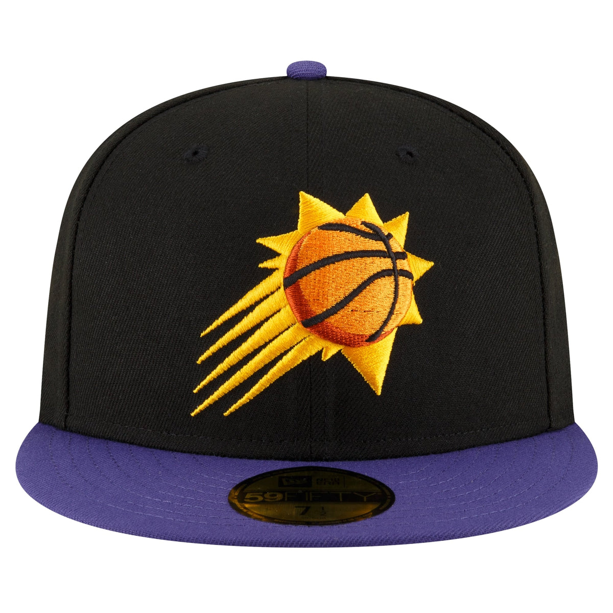 Men's Phoenix Suns New Era Black/Purple 2-Tone 59FIFTY Fitted Hat