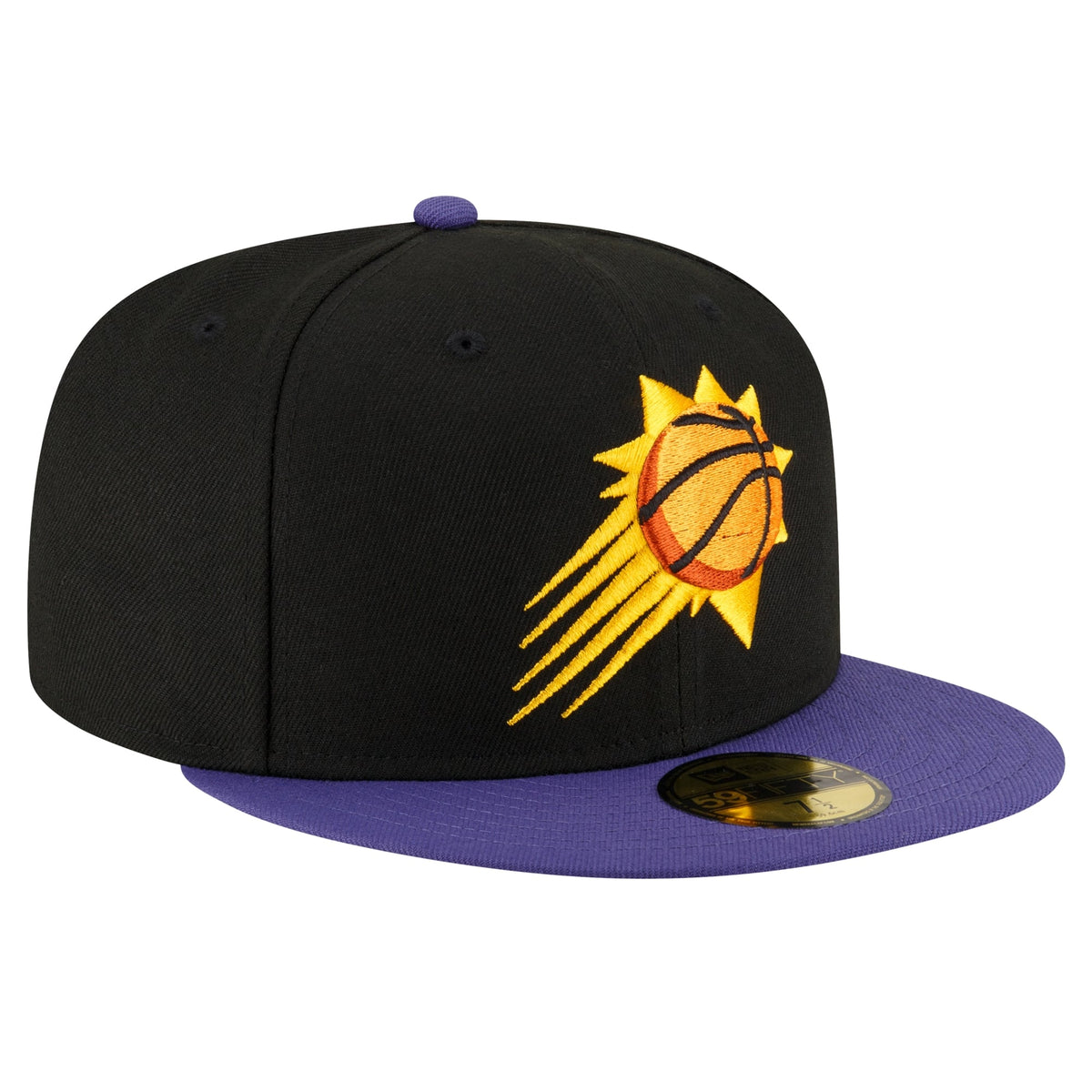 Men's Phoenix Suns New Era Black/Purple 2-Tone 59FIFTY Fitted Hat