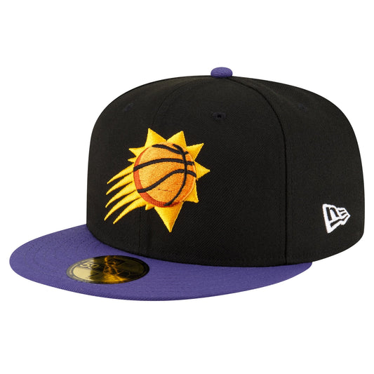 Men's Phoenix Suns New Era Black/Purple 2-Tone 59FIFTY Fitted Hat