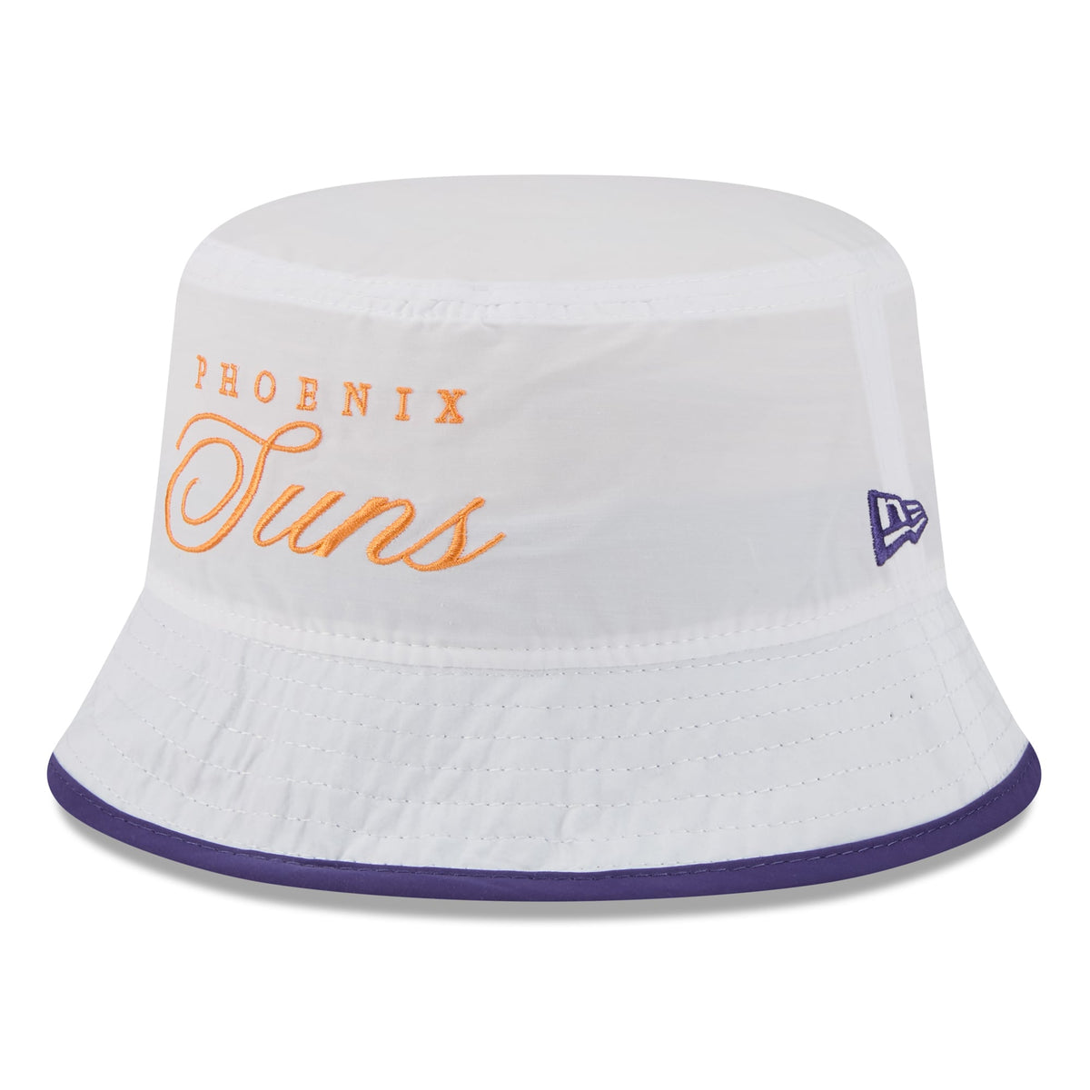 Men's Phoenix Suns New Era White/Purple 2025 NBA Draft Nylon Bucket Hat