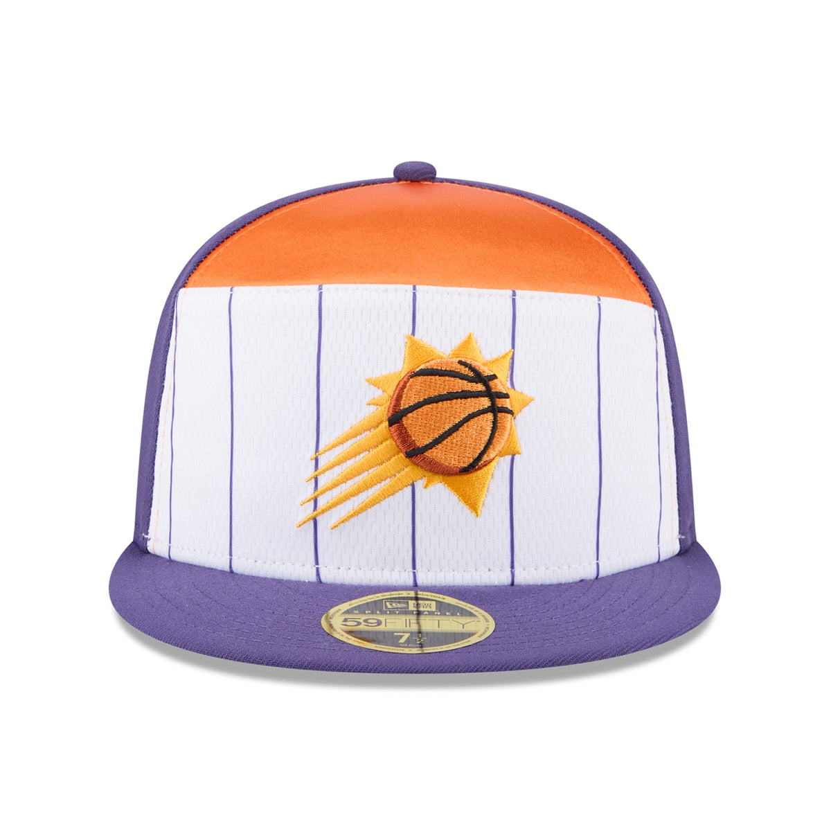 Men's Phoenix Suns  New Era White/Purple 2025 NBA Tip Off Split Panel 59FIFTY Fitted Hat
