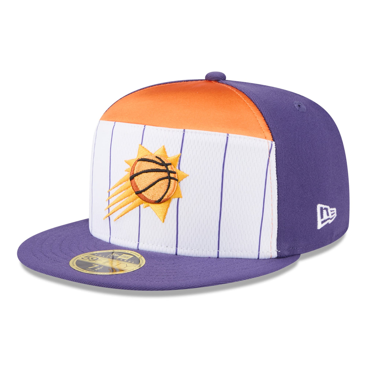 Men's Phoenix Suns  New Era White/Purple 2025 NBA Tip Off Split Panel 59FIFTY Fitted Hat