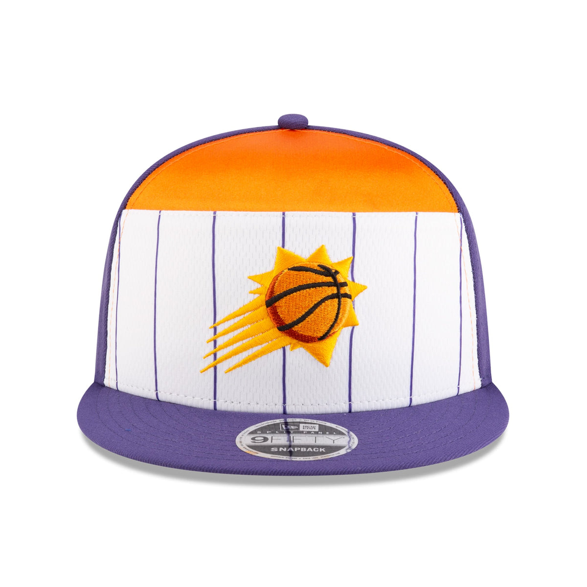 Men's Phoenix Suns  New Era White/Purple 2025 NBA Tip Off Split Panel 9FIFTY Snapback Hat