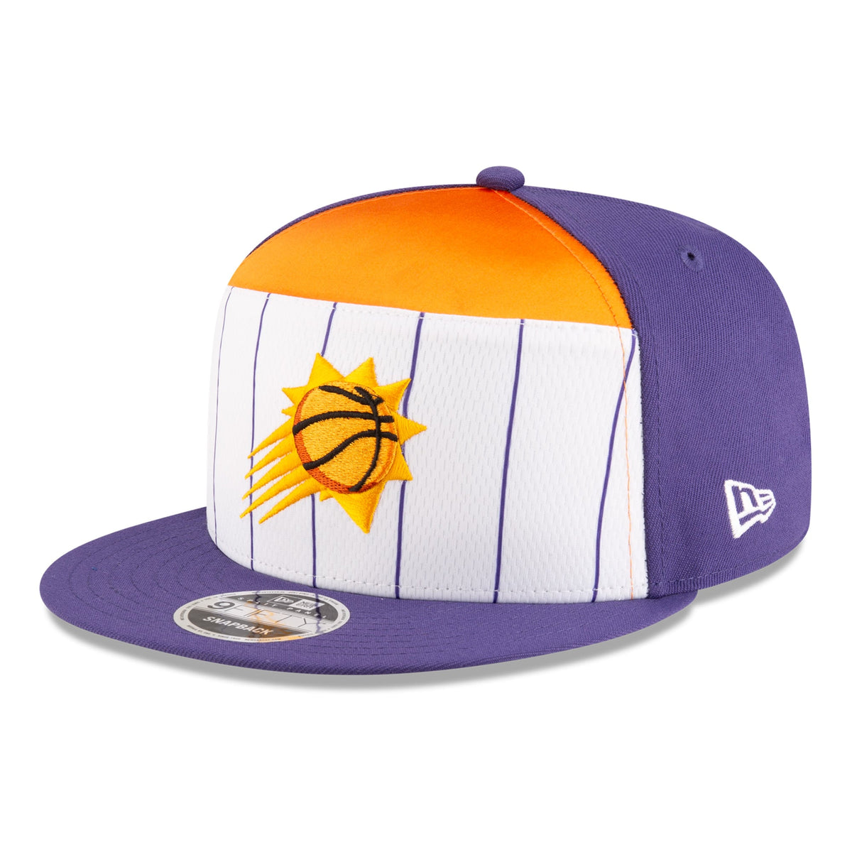 Men's Phoenix Suns  New Era White/Purple 2025 NBA Tip Off Split Panel 9FIFTY Snapback Hat
