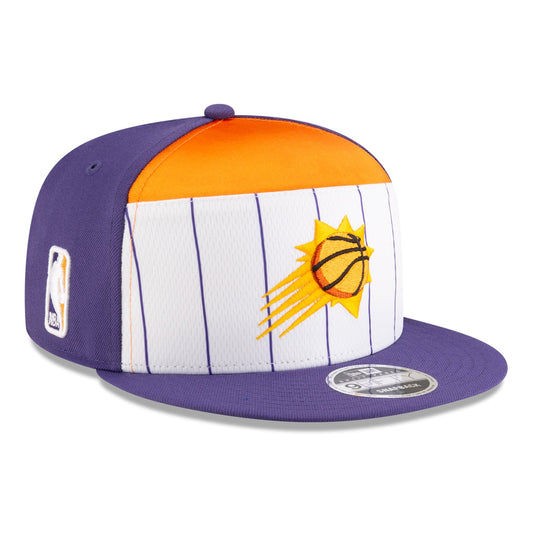Men's Phoenix Suns  New Era White/Purple 2025 NBA Tip Off Split Panel 9FIFTY Snapback Hat