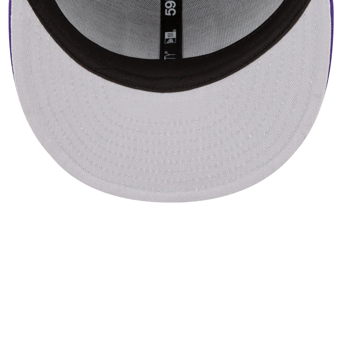 Men's Sacramento Kings New Era Black/Purple 2-Tone 59FIFTY Fitted Hat