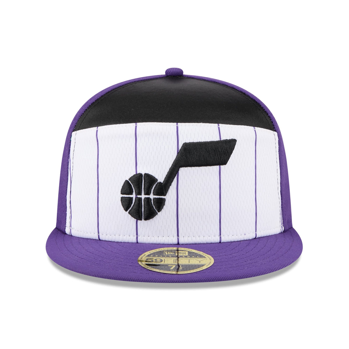 Men's Utah Jazz  New Era White/Purple 2025 NBA Tip Off Split Panel 59FIFTY Fitted Hat