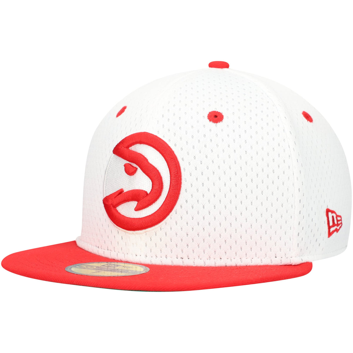 Men's Atlanta Hawks New Era White/Red Throwback 2Tone 59FIFTY Fitted Hat