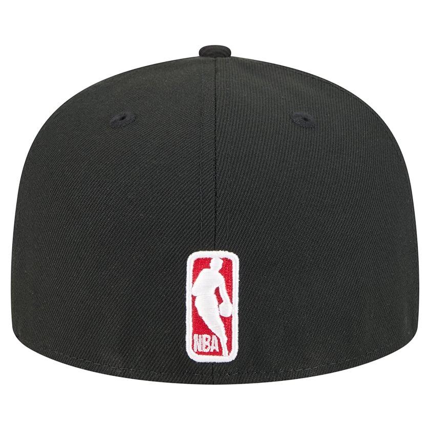 Men's Chicago Bulls New Era Black/Red Break 59FIFTY Fitted Hat