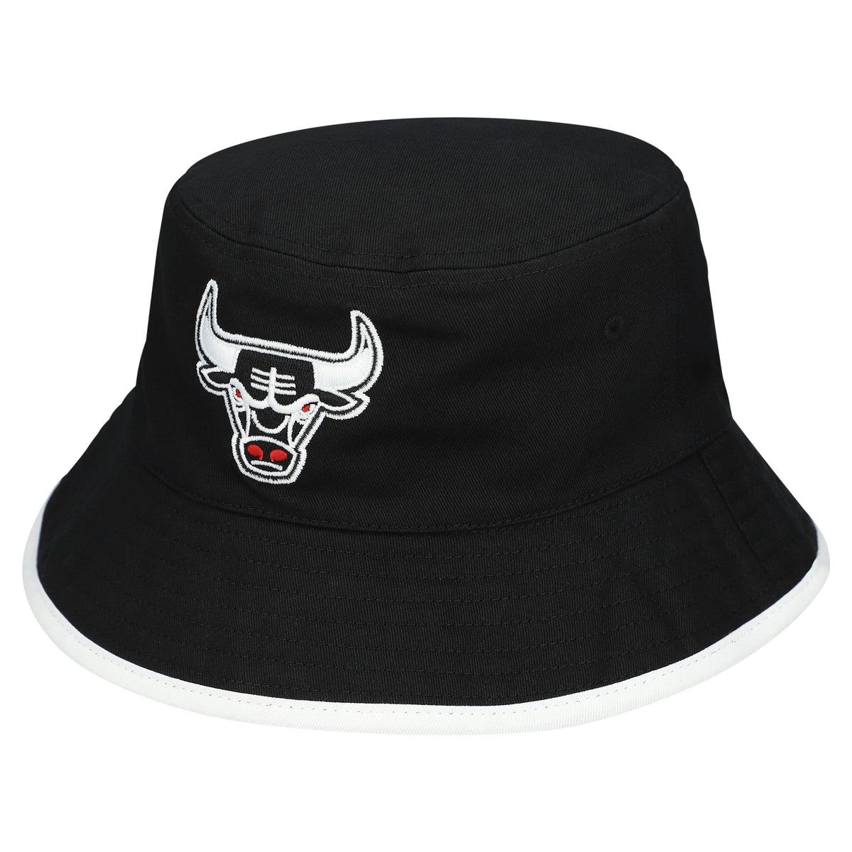 Men's Chicago Bulls Mitchell & Ness Black/Red Flip It Reversible Bucket Hat