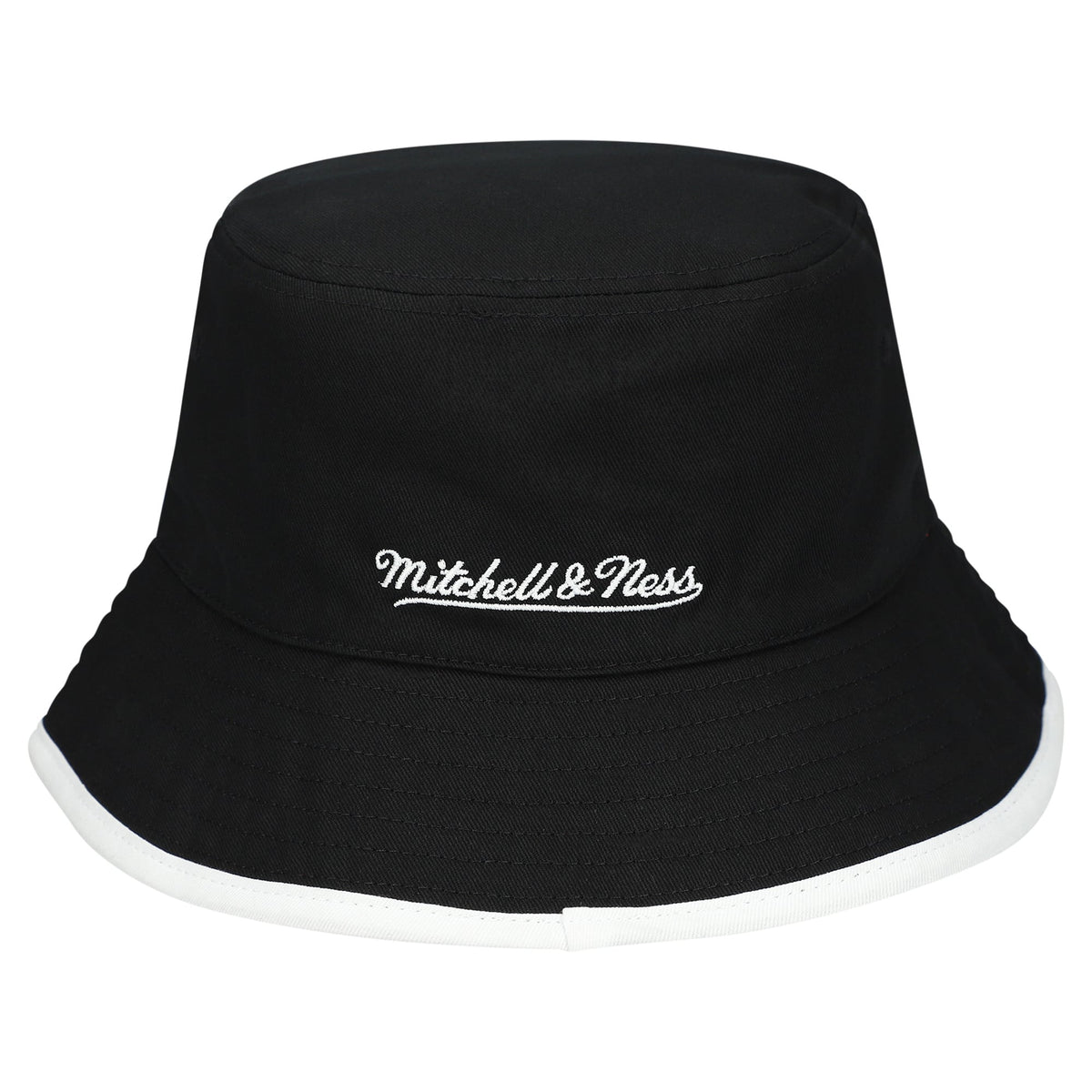 Men's Chicago Bulls Mitchell & Ness Black/Red Flip It Reversible Bucket Hat