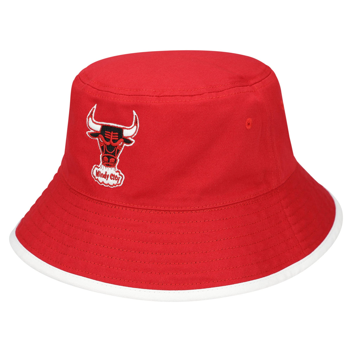 Men's Chicago Bulls Mitchell & Ness Black/Red Flip It Reversible Bucket Hat