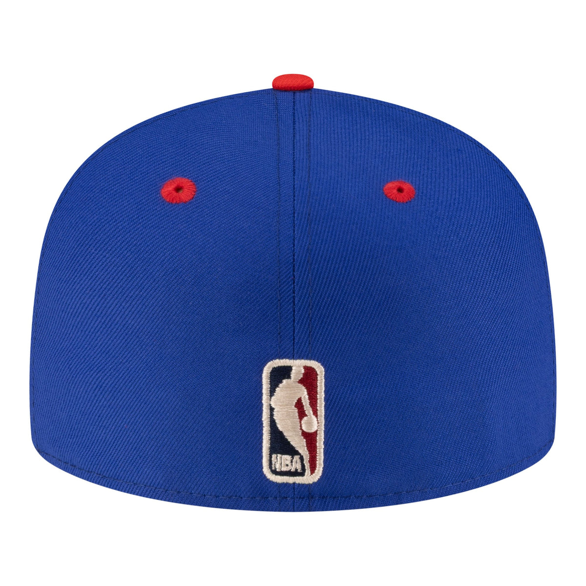 Men's Detroit Pistons  New Era Blue/Red 80s Throwback 59FIFTY Fitted Hat