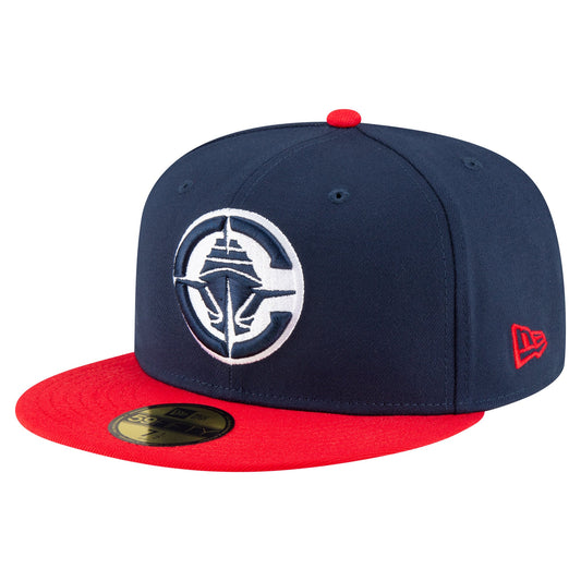 Men's LA Clippers New Era Navy/Red 2-Tone 59FIFTY Fitted Hat
