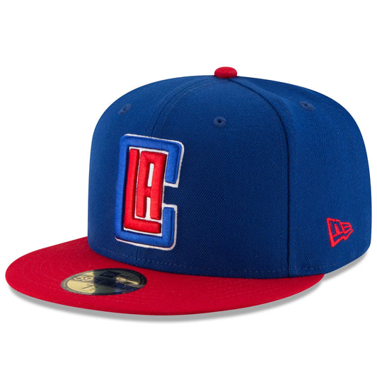 Men's LA Clippers New Era Royal/Red Official Team Color 2Tone 59FIFTY Fitted Hat