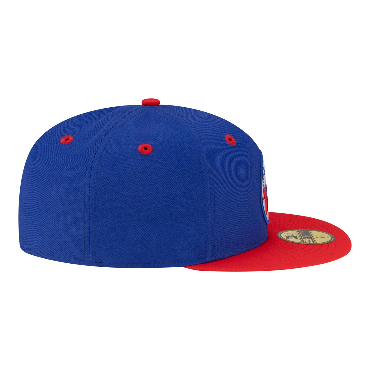 Men's Philadelphia 76ers  New Era Royal/Red 80s Throwback 59FIFTY Fitted Hat