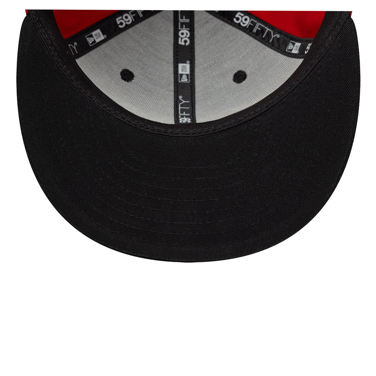 Men's Philadelphia 76ers Allen Iverson New Era Black/Red Player 59FIFTY Fitted Hat