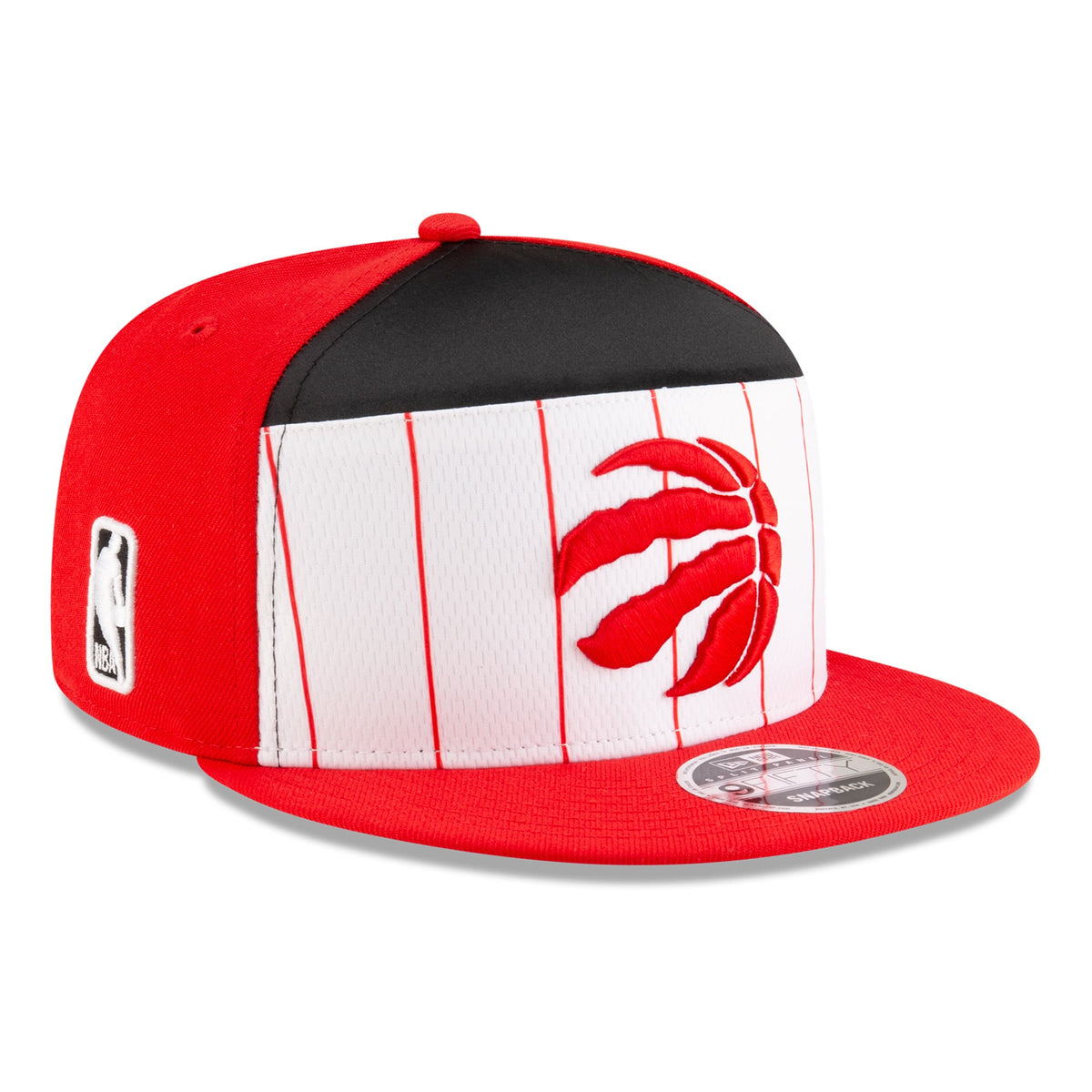 Men's Toronto Raptors  New Era White/Red 2025 NBA Tip Off Split Panel 9FIFTY Snapback Hat